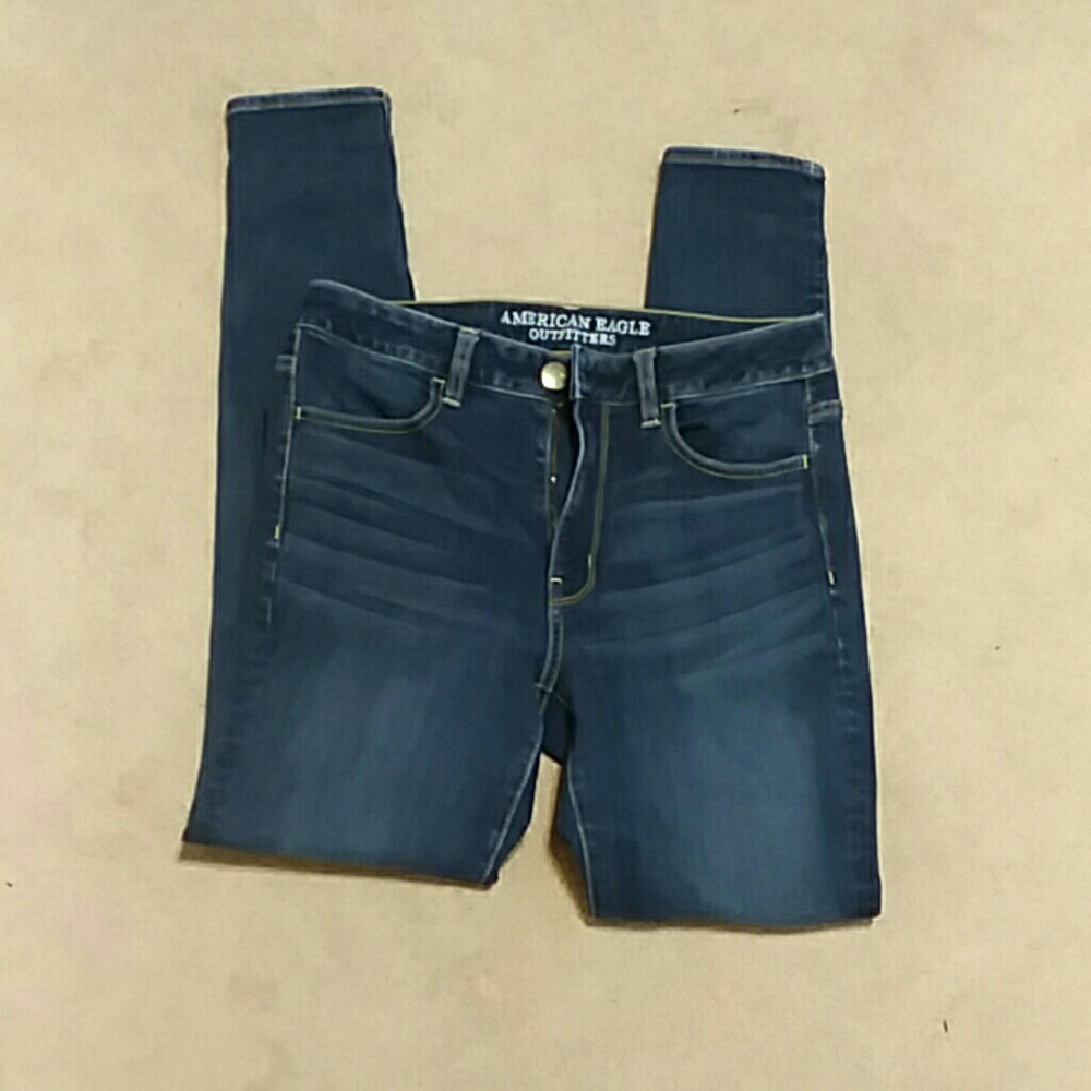 Ae hi rise jeggings 360 stretch